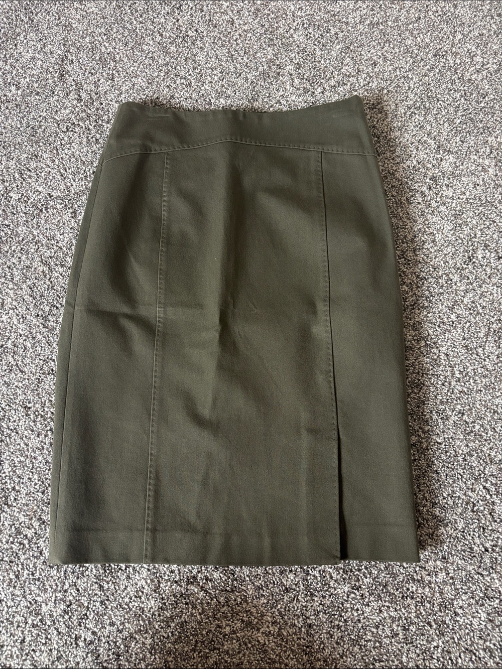 Banana Republic Women's Olive Green Pencil Skirt